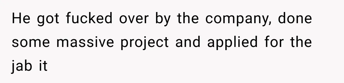Boss Demanded He Never Miss His Lunch Window, So He Walked Away During a Network Meltdown He got fucked over by the company, done some massive project and applied for the jab it