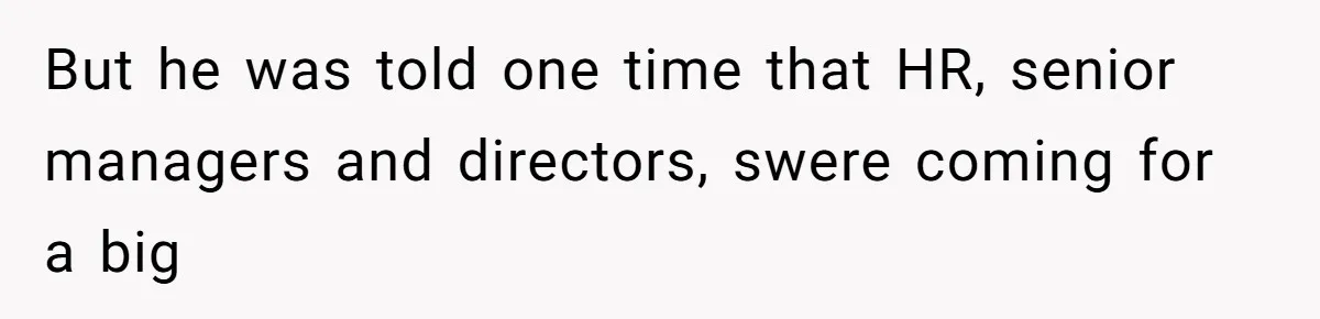 Boss Demanded He Never Miss His Lunch Window, So He Walked Away During a Network Meltdown But he was told one time that HR, senior managers and directors, swere coming for a big