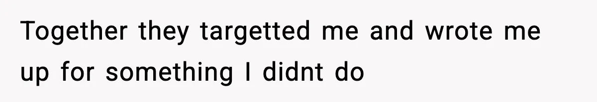 Worker’s Months-Long Petty Revenge Ends When The CEO Personally Picks Up Chairs Together they targetted me and wrote me up for something I didnt do