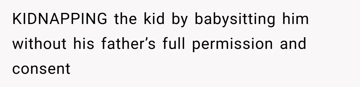 MIL Weaponized CPS Against Her Daughter-in-Law, But Her Plan to Control Their Future Backfired KIDNAPPING the kid by babysitting him without his father’s full permission and consent
