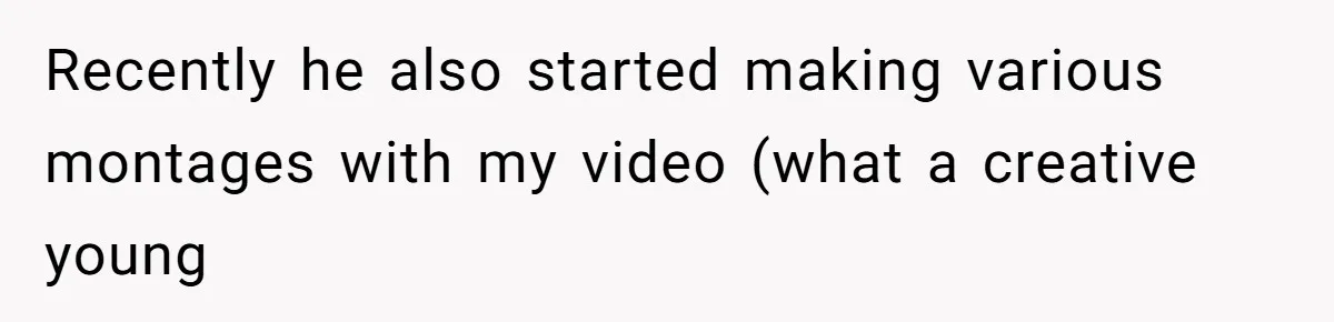 Internet Stalker Shares Her Private Art, Until She Tracks Him Down and Turns the Tables Recently he also started making various montages with my video (what a creative young