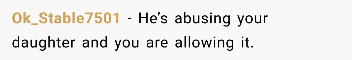 Husband Throws Stepdaughter’s Phone Into a Lake to “Make Things Fair,” Wife Walks Out of the Reunion Ok_Stable7501 − He’s abusing your daughter and you are allowing it.
