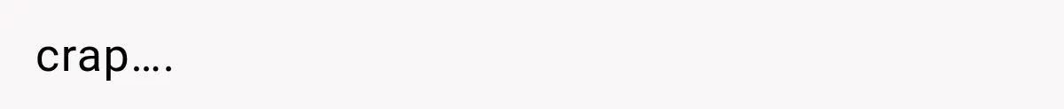 crap….