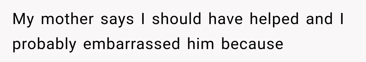 Her Husband Said His Guests Were “Not Her Problem.” So She Took Him at His Word and Left My mother says I should have helped and I probably embarrassed him because