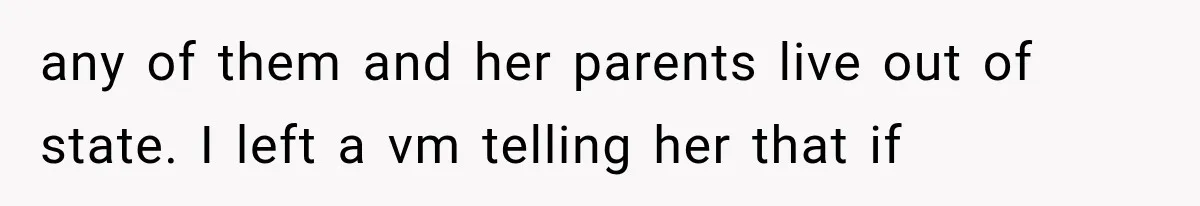 Divorced Dad Found His Ex After a Strange Text, Then Faced Telling Their Sons the Unthinkable any of them and her parents live out of state. I left a vm telling her that if