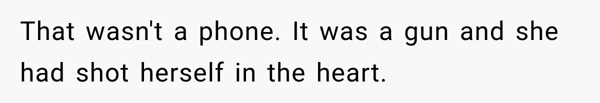 Divorced Dad Found His Ex After a Strange Text, Then Faced Telling Their Sons the Unthinkable That wasn't a phone. It was a gun and she had shot herself in the heart.