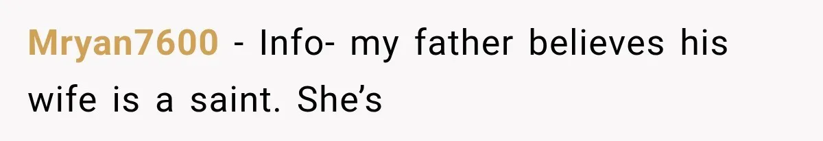Father Refuses to Attend Daughter’s Engagement Dinner Until Wife Is Invited—Chaos Ensues Mryan7600 − Info- my father believes his wife is a saint. She’s