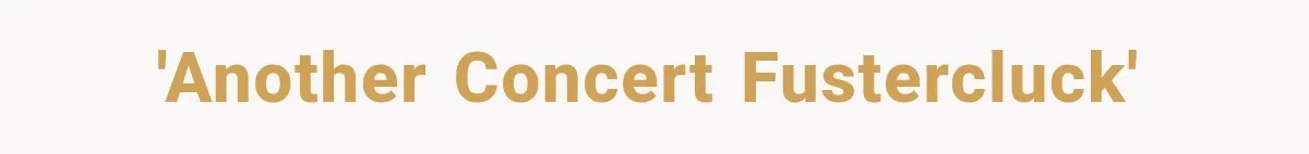 'Another Concert FusterCluck'