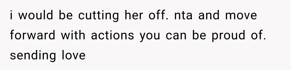 Woman Discovers Her Family Believed a 25-Year-Old Lie About Her, So She Finally Speaks Up i would be cutting her off. nta and move forward with actions you can be proud of. sending love
