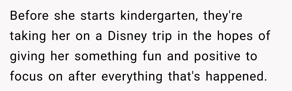Egg Donor Gets Called “Mom” by Child, But the Real Problem Was Grandma Before she starts kindergarten, they're taking her on a Disney trip in the hopes of giving her something fun and positive to focus on after everything that's happened.
