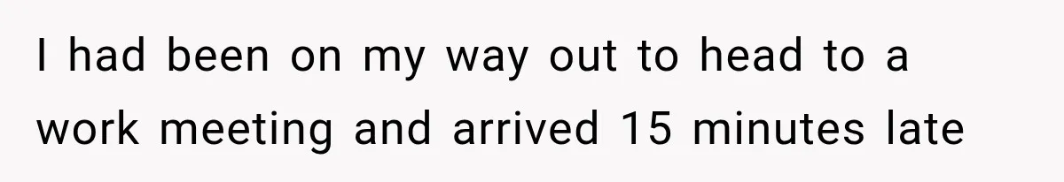 Her Neighbors Claimed They Needed to Find a Lost Drone. She Refused to Let Them Into Her Apartment, and Things Got Strange Fast. I had been on my way out to head to a work meeting and arrived 15 minutes late