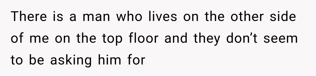 Her Neighbors Claimed They Needed to Find a Lost Drone. She Refused to Let Them Into Her Apartment, and Things Got Strange Fast. There is a man who lives on the other side of me on the top floor and they don’t seem to be asking him for