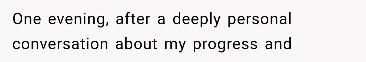 Woman Develops Feelings for Her Therapist, But One Boundary Crossing Changes Everything One evening, after a deeply personal conversation about my progress and
