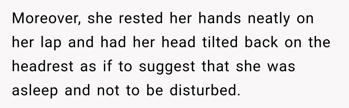 Woman Pretends To Sleep In A Stranger’s Plane Seat, Then Gets Called Out Before Takeoff Moreover, she rested her hands neatly on her lap and had her head tilted back on the headrest as if to suggest that she was asleep and not to be...