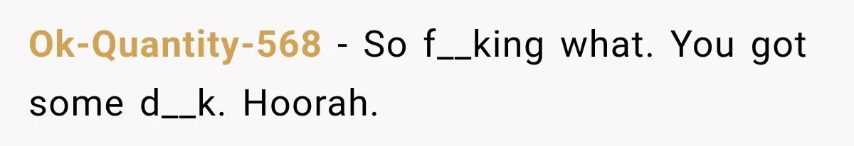 Woman Develops Feelings for Her Therapist, But One Boundary Crossing Changes Everything Ok-Quantity-568 − So f__king what. You got some d__k. Hoorah.