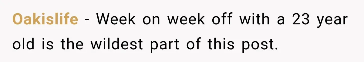 Stepson’s Girlfriend Moves In Half The Time, But His Parents Feel Like Invisible Roommates Oakislife − Week on week off with a 23 year old is the wildest part of this post.