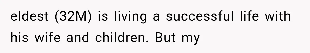 Father Welcomes His Children Home, But Years Later He Feels Trapped In His Own House eldest (32M) is living a successful life with his wife and children. But my