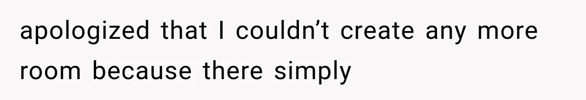 Sister Gets A Free Ride To The Beach, Then Her Entitlement Ends The Entire Trip apologized that I couldn’t create any more room because there simply