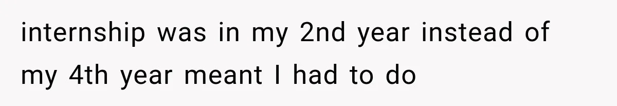 She Lost Her Internship Hours, So Her Mom Helped Her Pull Off A Graduation Scheme internship was in my 2nd year instead of my 4th year meant I had to do