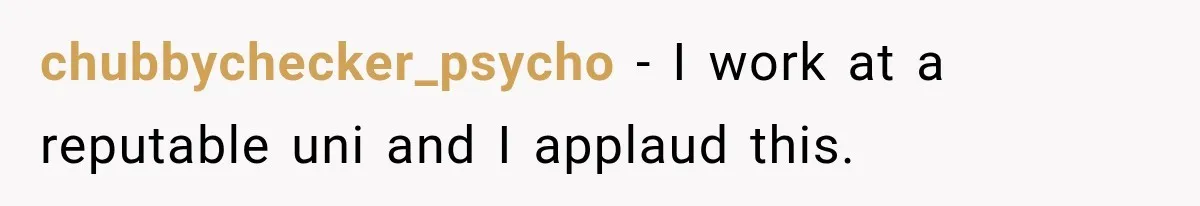 She Lost Her Internship Hours, So Her Mom Helped Her Pull Off A Graduation Scheme chubbychecker_psycho − I work at a reputable uni and I applaud this.