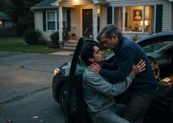 Father Found His Son Crying Alone In His Car, Then Learned He Was Falling Apart