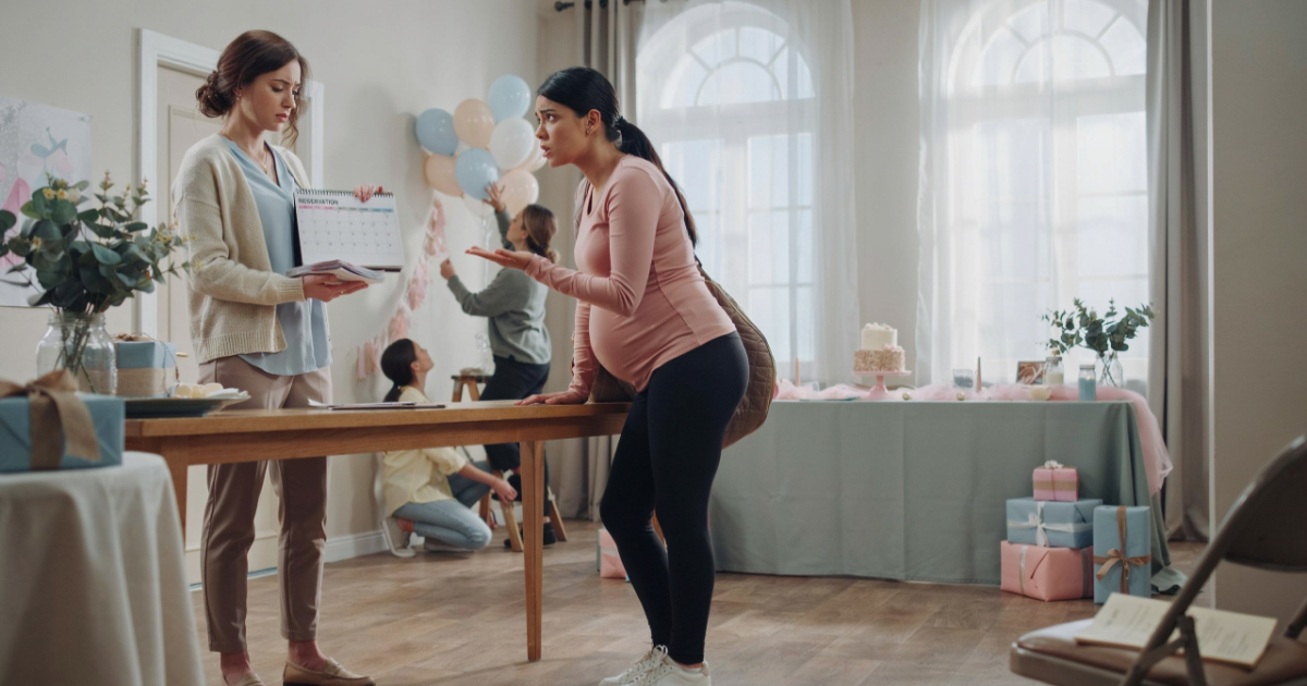 Pregnant Tenant Demands A Baby Shower Move, But Her Lease Says Monday Through Thursday