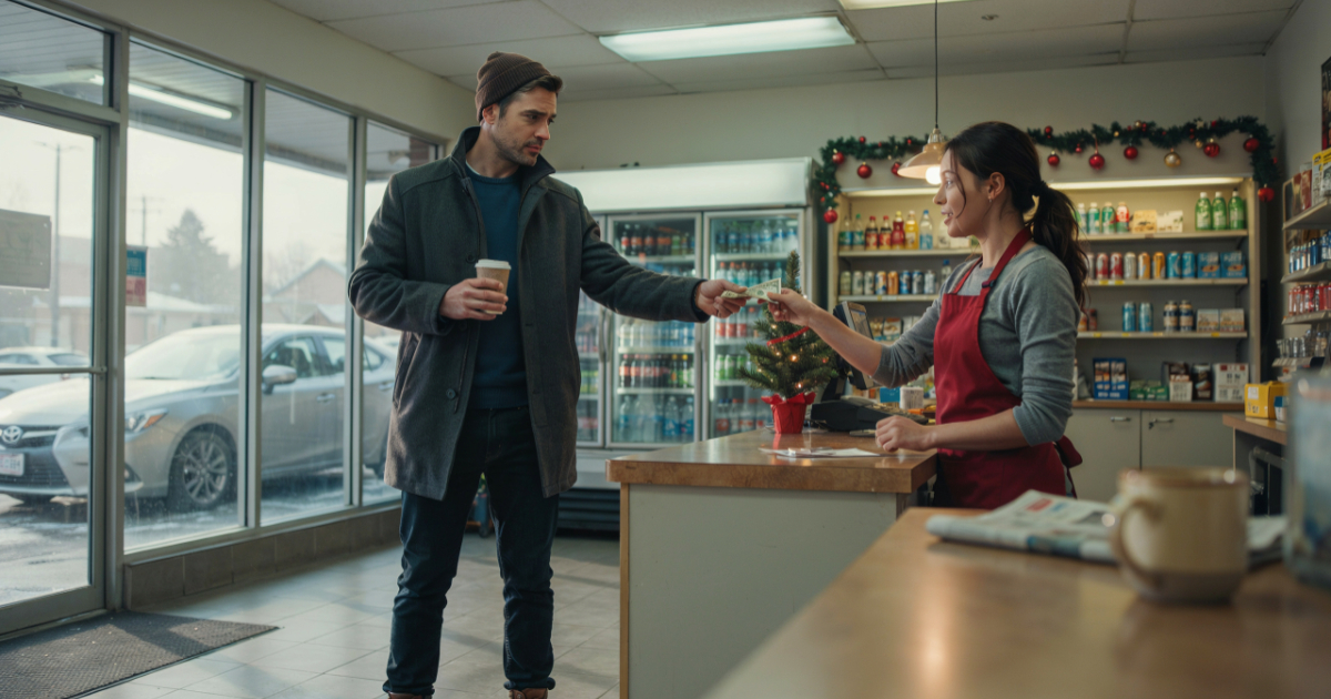Lonely Man Spends Christmas Tipping Strangers, Then Realizes He Found His New Holiday Tradition