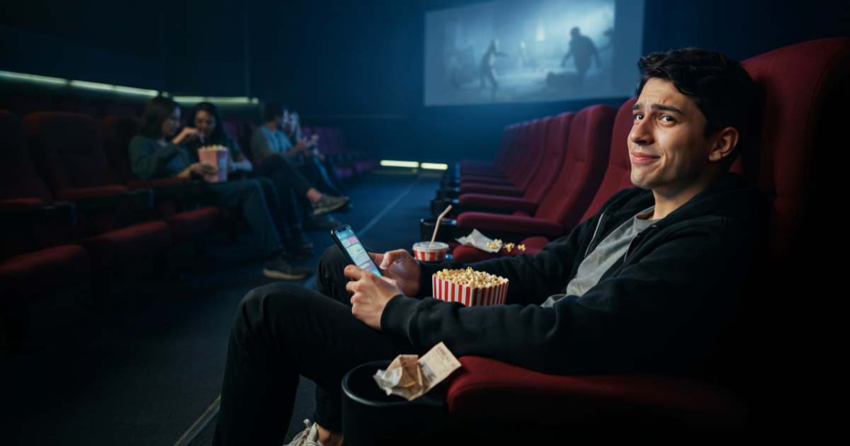 Woman Leaves Her Hinge Date Mid-Movie, And He Finishes The Horror Film Alone