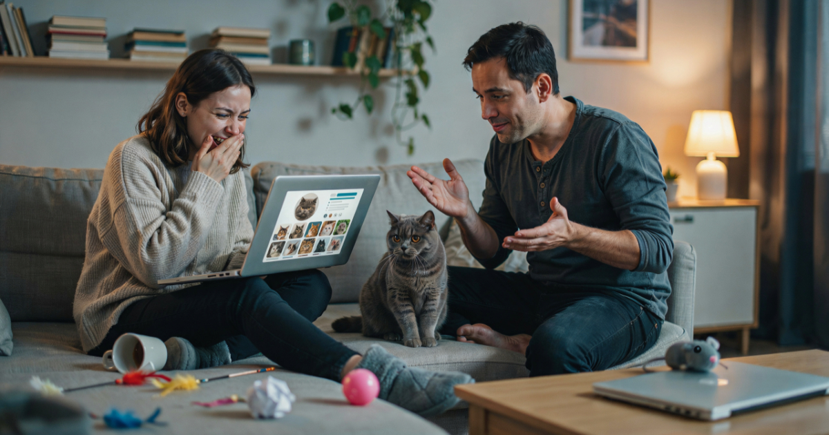 Woman Discovers Her Husband Has Secretly Been A Famous Internet Cat For Three Years Woman Discovers Her Husband Has Secretly Been A Famous Internet Cat For Three Years