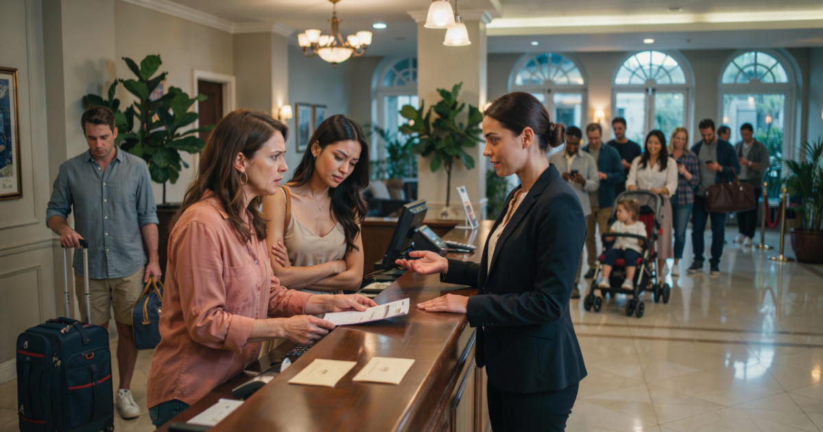 Rude Hotel Guests Complain Through Check-In, Then Accidentally Talk Themselves Out of an Upgrade