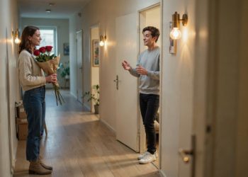 Man Sends Valentine’s Flowers to the Wrong Woman, Then She Appears at His Door Three Days Later