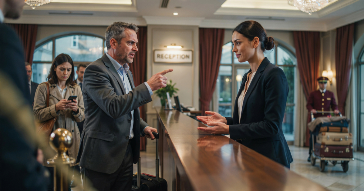 Hotel Guest Demands A Refund After Getting The Only Room Available, But Staff Says Enough