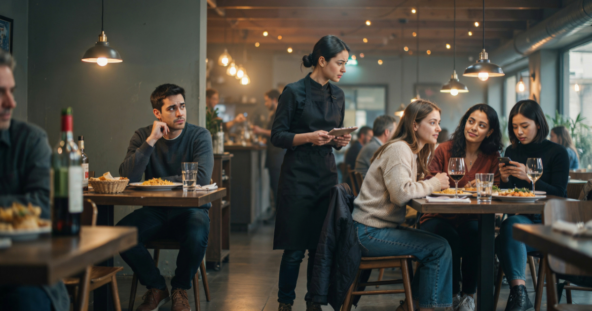 Man With PTSD Refuses To Move Tables After Stranger Accuses Him Of Staring