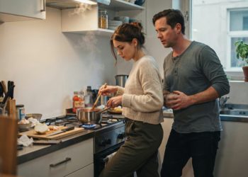 Roommate Always Stands Behind Her in the Kitchen, So She Considers Ending His Lease