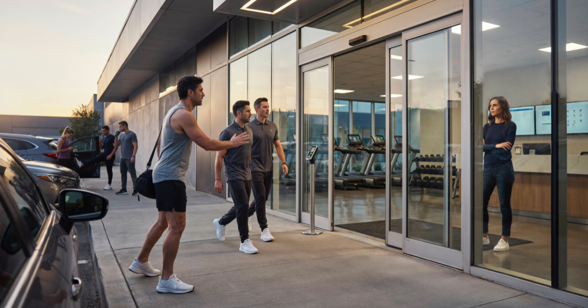 Man Demands Early Gym Access, Then Grabs the Automatic Door After Employees Tell Him No