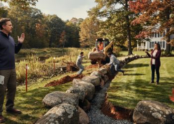 Neighbor Keeps Trespassing, Then Hires Workers to Remove Massive Boulders From Someone Else’s Property
