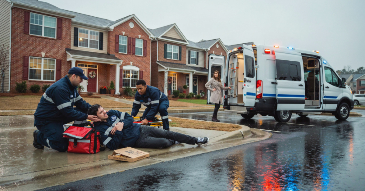 Woman Demands Ambulance Move While Injured Delivery Driver Is Being Loaded, Then Gets a Very Awkward Delivery Months Later Woman Demands Ambulance Move While Injured Delivery Driver Is Being Loaded, Then Gets a Very Awkward Delivery Months Later