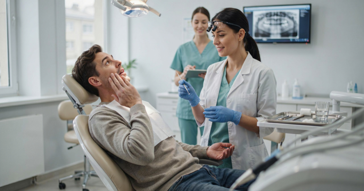 Patient Tries To Stay Professional At Dentist Appointment, But Things Go Wrong Again