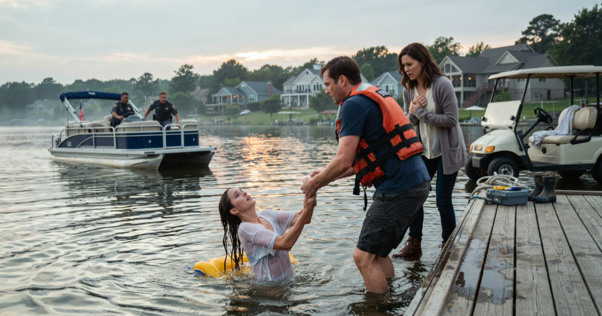 Man Rescues Topless Woman From Lake, Then Learns She Was Escaping Police