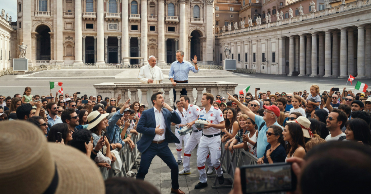 Man Claims He Knows Everyone, Then Even The Pope Ends Up Looking Like Dave’s Plus-One