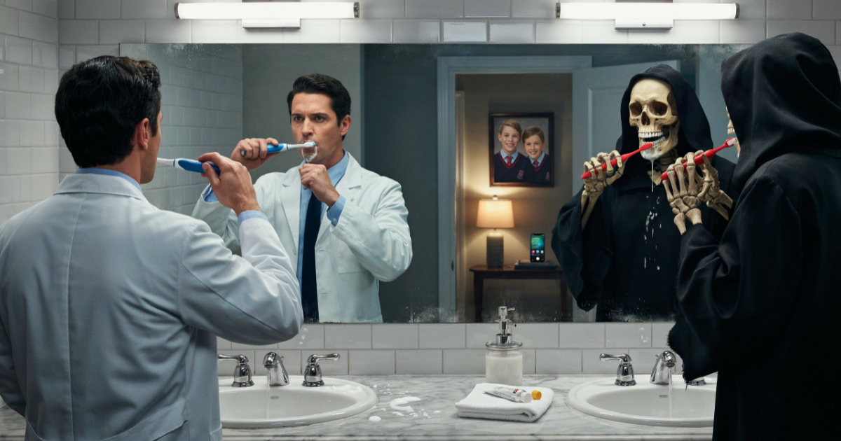 Man Spends Five Minutes Brushing His Teeth To Save His Twin Brother From Death