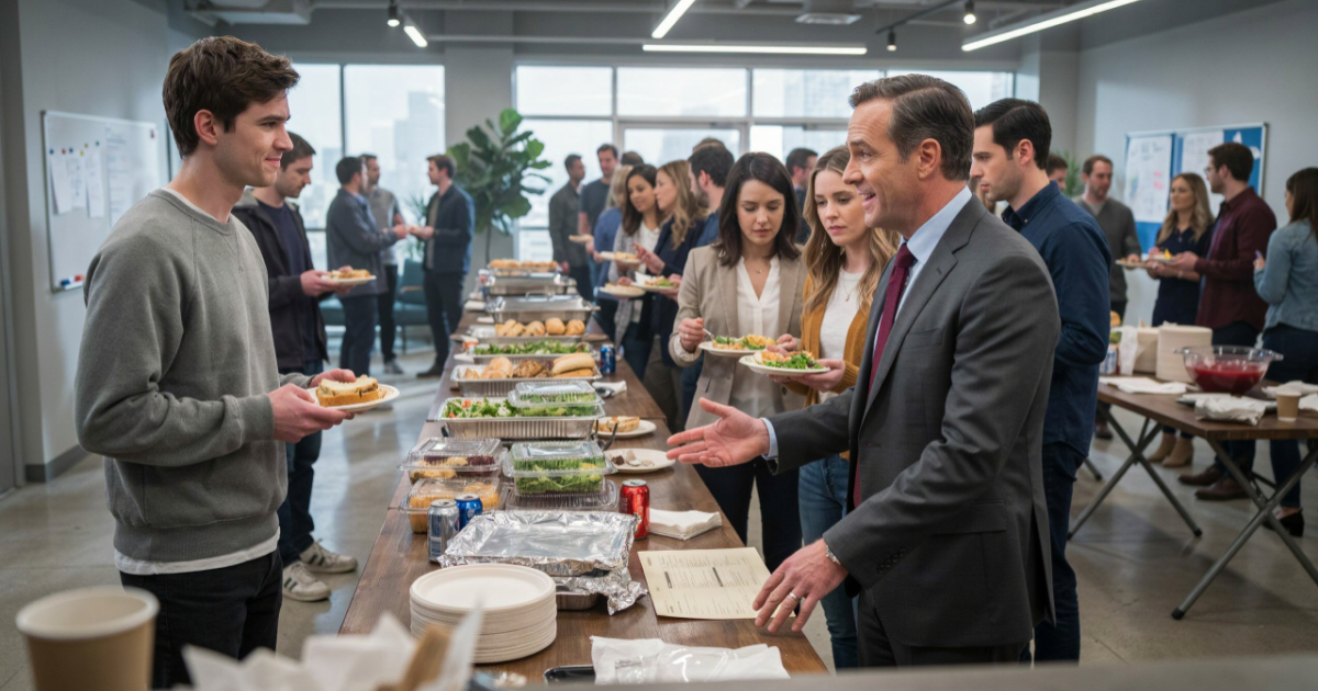 CEO Jokes Employees Should Pay for Company Lunches, Then Brings Their Bonuses Into It