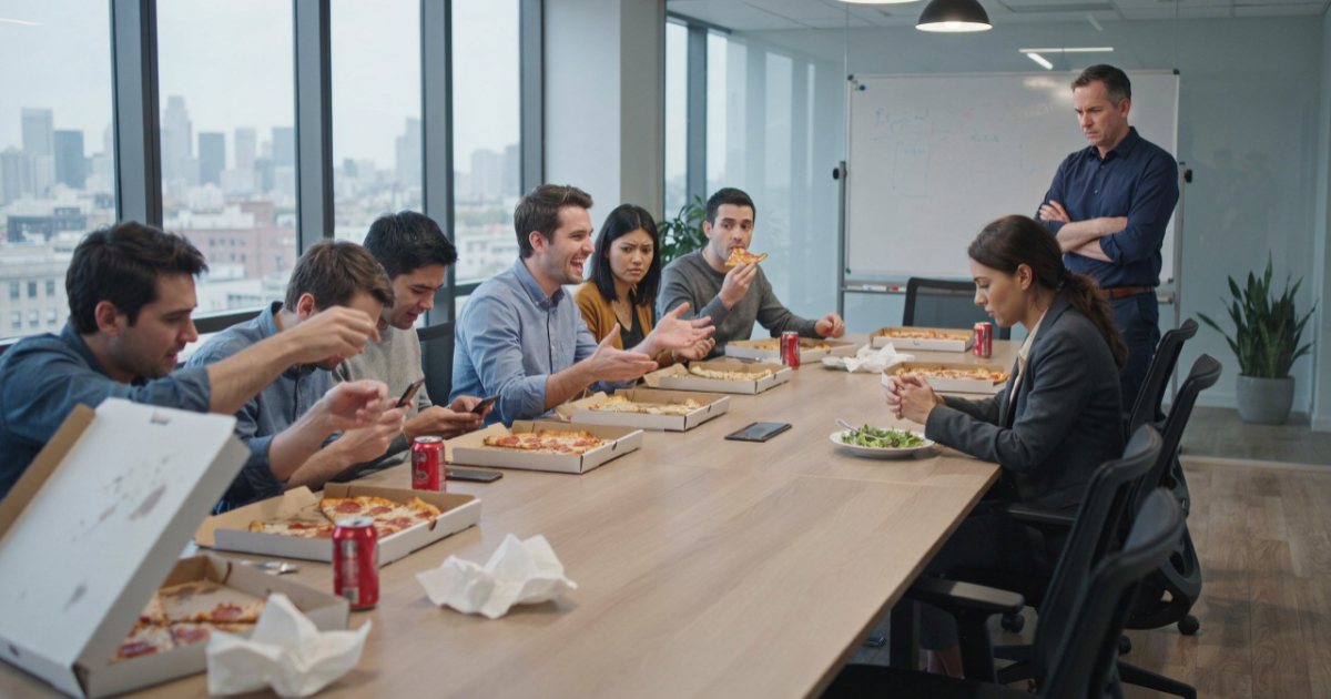 Coworkers Keep Joking About Woman Refusing Pizza Until She Breaks Down and Explains Why Coworkers Keep Joking About Woman Refusing Pizza Until She Breaks Down and Explains Why