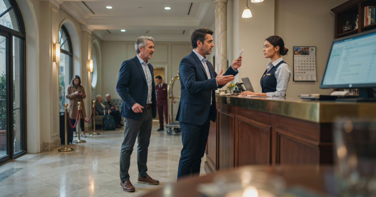 Man Shows Up at a Sold-Out Hotel One Year Too Late, Then Demands a Paper Confirmation