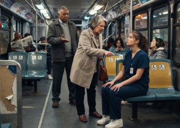 Woman Demands Exhausted Medical Assistant’s Seat on Nearly Empty Bus Because She Says She’s “Privileged” Woman Demands Exhausted Medical Assistant’s Seat on Nearly Empty Bus Because She Says She’s “Privileged”
