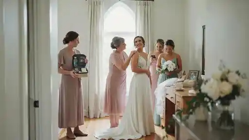 Her Daughter Is Getting Married, But She Has to Watch the Wedding From the Sidelines