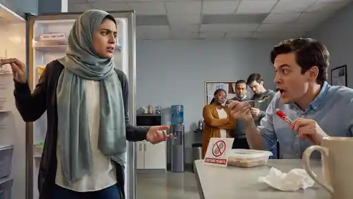 Her Coworker Kept Stealing Her Lunch. Then He Accidentally Ate the One Thing He Was Allergic To