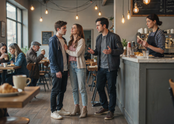 Guy Tries to Help a Stranger at a Café, Accidentally Becomes Her Fake Boyfriend