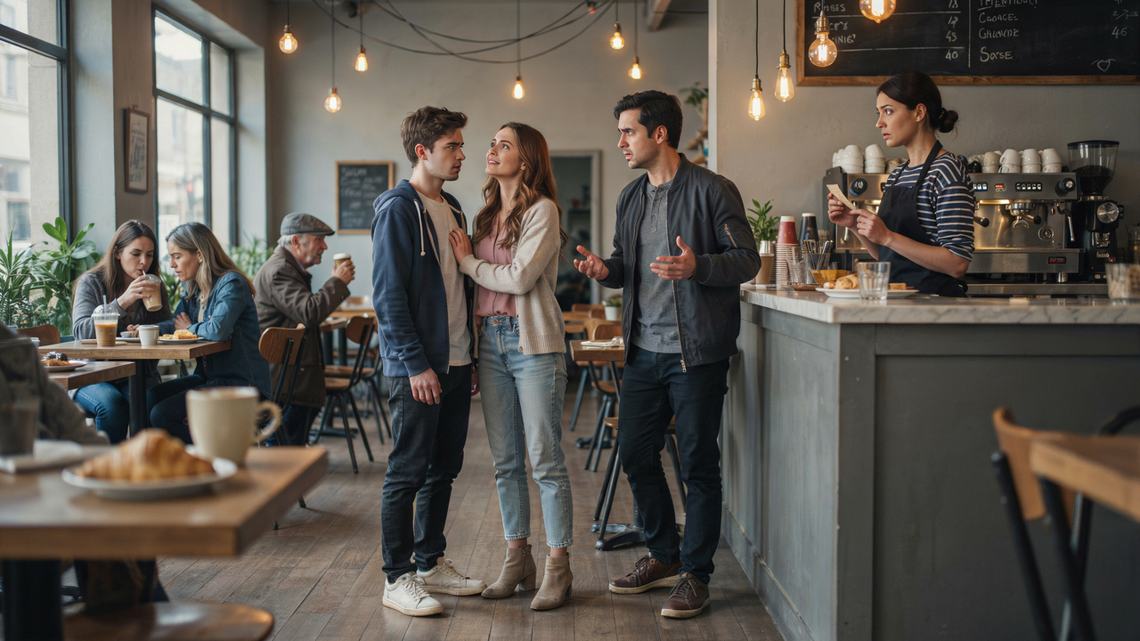 Guy Tries to Help a Stranger at a Café, Accidentally Becomes Her Fake Boyfriend Guy Tries to Help a Stranger at a Café, Accidentally Becomes Her Fake Boyfriend