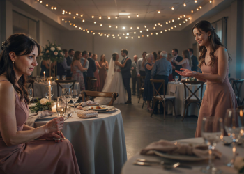 Single Wedding Guest Tries to Mingle, Then Realizes Everyone Else Came as a Couple Single Wedding Guest Tries to Mingle, Then Realizes Everyone Else Came as a Couple
